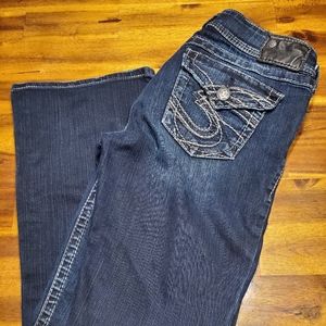 Silver Suki Surplus Jean's W-29/30-L